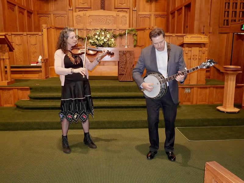 Banjo and violin special music