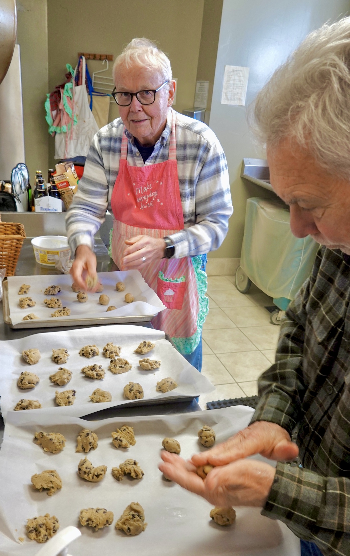 Church cooking volunteers